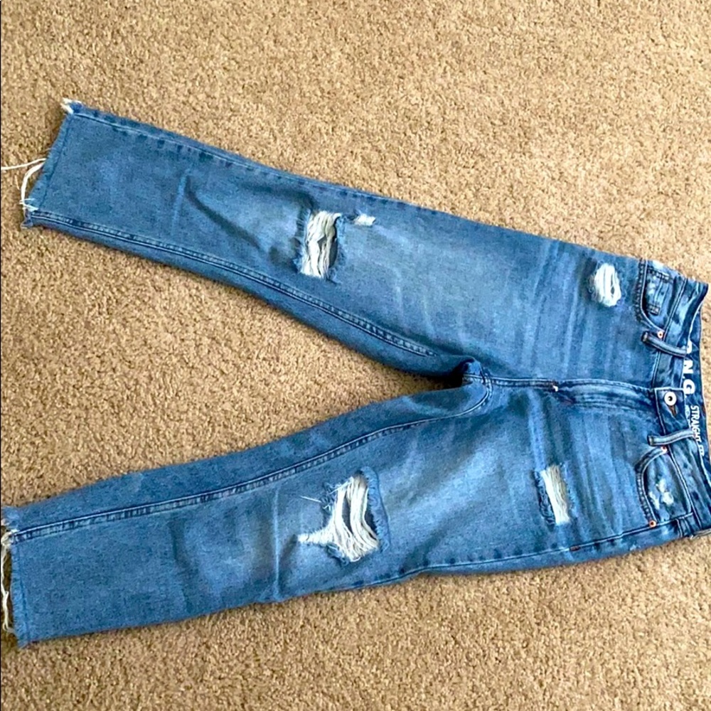 Denim Ripped jeans.